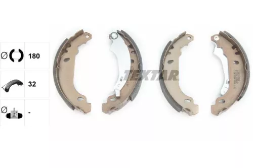 TEXTAR TEXTAR 91053800 1x Brake Shoe Set 
