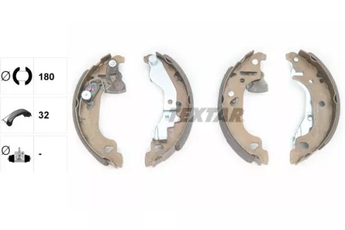 TEXTAR TEXTAR 91054300 1x Brake Shoe Set 