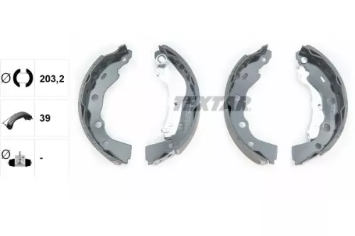TEXTAR TEXTAR 91056400 1x Brake Shoe Set 
