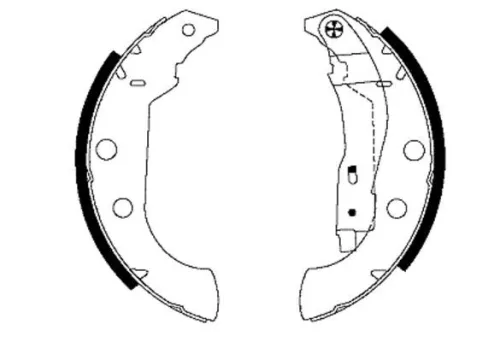 1x Brake Shoe Set