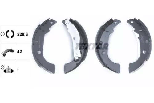 TEXTAR TEXTAR 91056600 1x Brake Shoe Set 