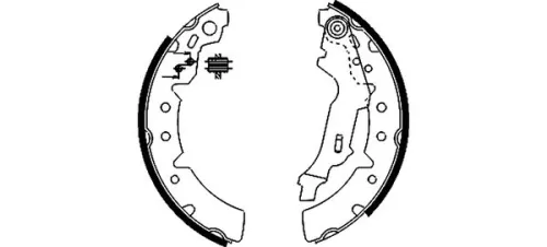 1x Brake Shoe Set