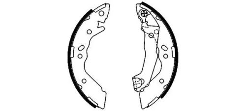 1x Brake Shoe Set