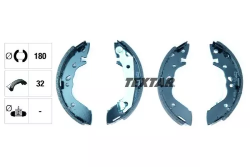 TEXTAR TEXTAR 91056800 1x Brake Shoe Set 