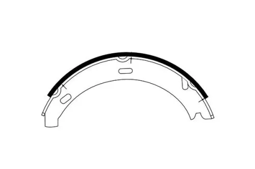 TEXTAR TEXTAR 91057200 1x Brake Shoe Set, parking brake 