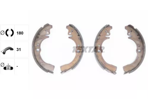 TEXTAR TEXTAR 91057500 1x Brake Shoe Set 