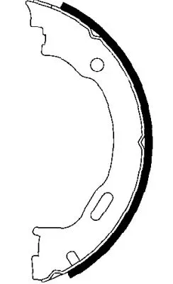 TEXTAR TEXTAR 91057800 1x Brake Shoe Set, parking brake 