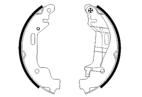 1x Brake Shoe Set