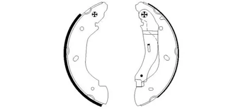 1x Brake Shoe Set