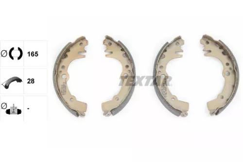 TEXTAR TEXTAR 91059300 1x Brake Shoe Set 