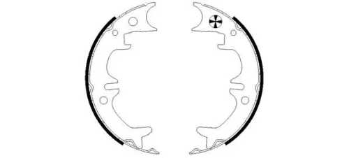 TEXTAR TEXTAR 91059400 1x Brake Shoe Set, parking brake 