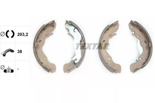 TEXTAR TEXTAR 91059500 1x Brake Shoe Set 