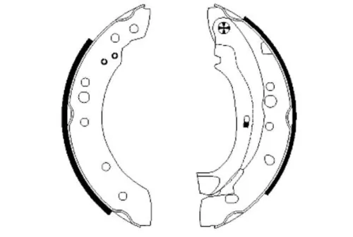 TEXTAR TEXTAR 91059800 1x Brake Shoe Set 