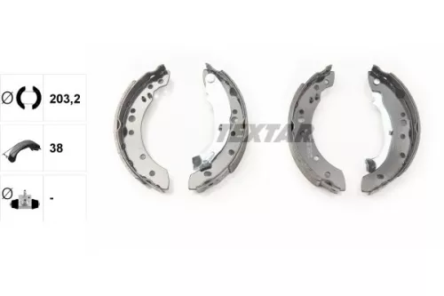 TEXTAR TEXTAR 91059800 1x Brake Shoe Set 