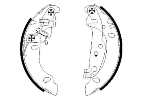 1x Brake Shoe Set