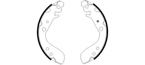 TEXTAR TEXTAR 91060400 1x Brake Shoe Set 