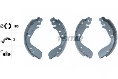 TEXTAR TEXTAR 91060400 1x Brake Shoe Set 