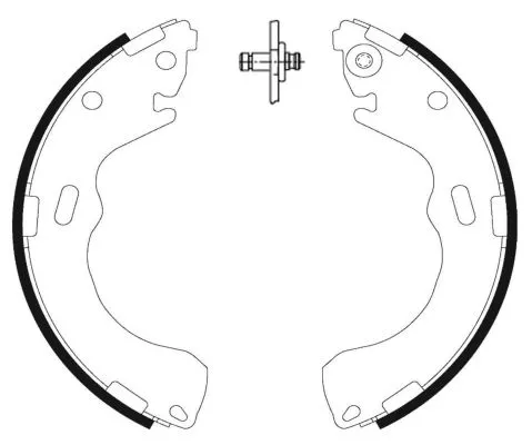 TEXTAR TEXTAR 91060600 1x Brake Shoe Set 