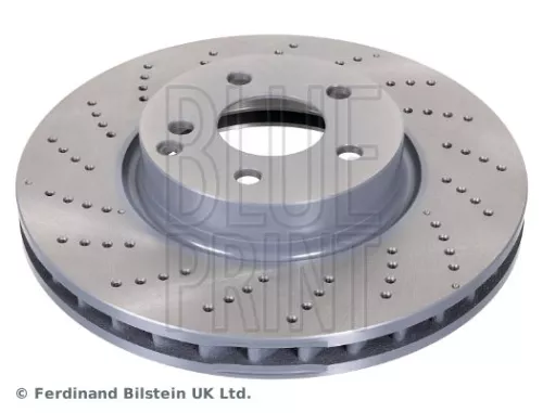 BLUE PRINT BLUE PRINT ADU174303 2x BLUE Print Front Perforated/vented Brake Discs For Mercedes-benz C-class E-class 