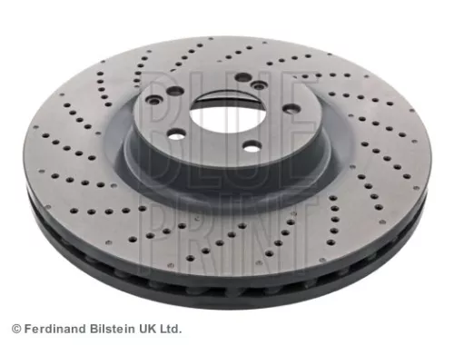 BLUE PRINT BLUE PRINT ADU174347 2x BLUE Print Front Perforated/vented Brake Discs For Mercedes-benz C-class E-class  