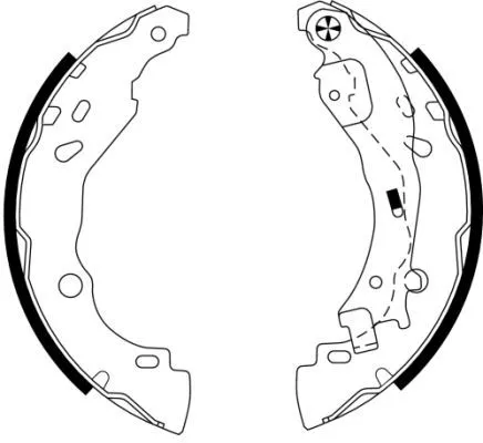 1x Brake Shoe Set