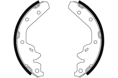 1x Brake Shoe Set