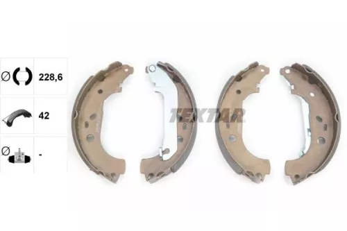 TEXTAR TEXTAR 91064900 1x Brake Shoe Set 