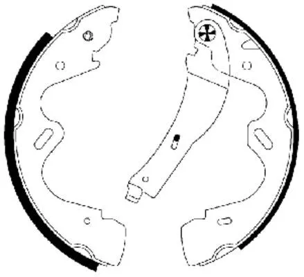 1x Brake Shoe Set