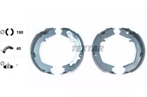 TEXTAR TEXTAR 91066400 1x Brake Shoe Set, parking brake 