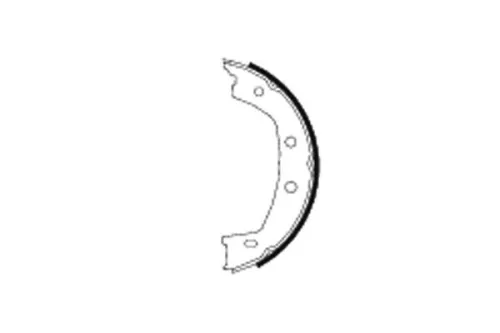 TEXTAR TEXTAR 91067800 1x Brake Shoe Set, parking brake 