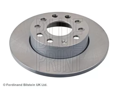 2x BLUE Print Rear Solid Brake Discs For Audi Seat Skoda Vw A3 Altea Altea Xl Caddy 