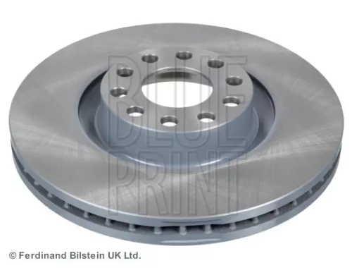 2x BLUE Print Front Internally Vented Brake Discs For Audi A6