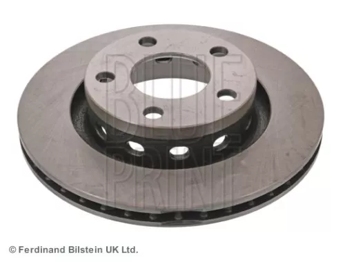 2x BLUE Print Rear Internally Vented Brake Discs For Audi Vw A6 Passat