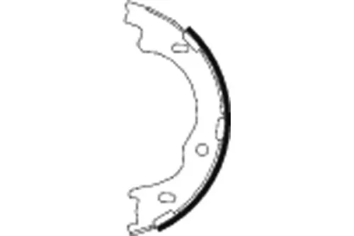 TEXTAR TEXTAR 91068100 1x Brake Shoe Set, parking brake 