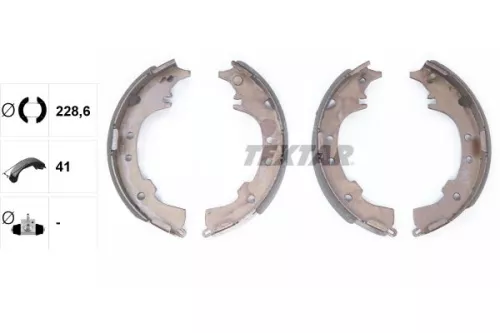 TEXTAR TEXTAR 91068600 1x Brake Shoe Set 