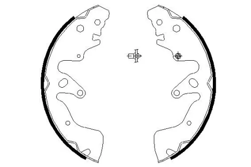 TEXTAR TEXTAR 91068700 1x Brake Shoe Set 