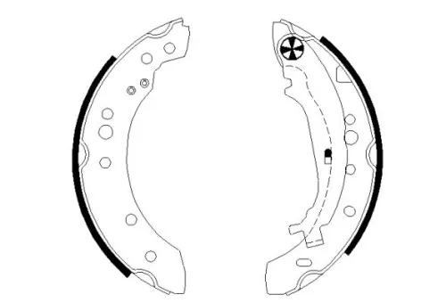 1x Brake Shoe Set