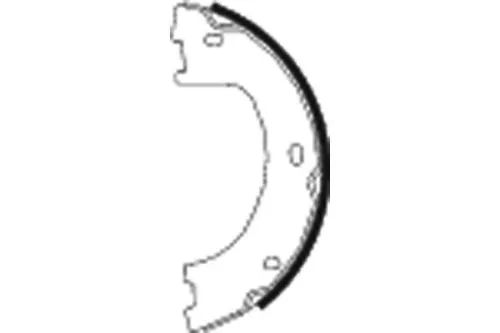 TEXTAR TEXTAR 91069000 1x Brake Shoe Set, parking brake 
