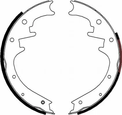 1x Brake Shoe Set