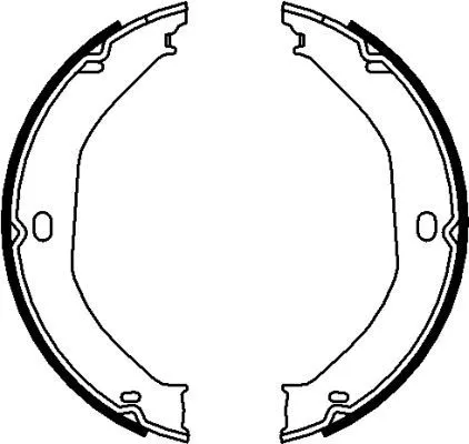TEXTAR TEXTAR 91071700 1x Brake Shoe Set, parking brake 
