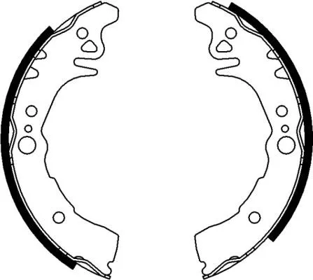 1x Brake Shoe Set
