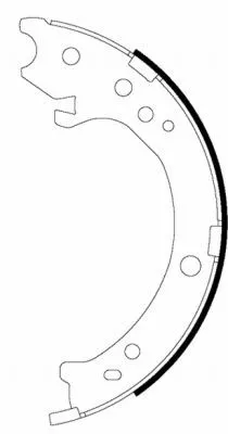 TEXTAR TEXTAR 91072300 1x Brake Shoe Set, parking brake 