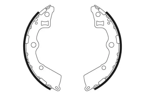 1x Brake Shoe Set