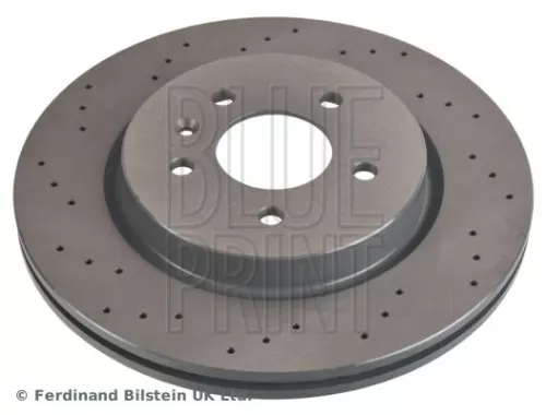 BLUE PRINT BLUE PRINT ADW194345 2x BLUE Print Rear Perforated/vented Brake Discs For Opel Astra Astra J 