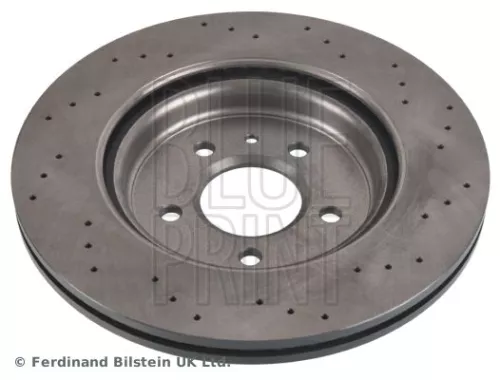 BLUE PRINT BLUE PRINT ADW194345 2x BLUE Print Rear Perforated/vented Brake Discs For Opel Astra Astra J 