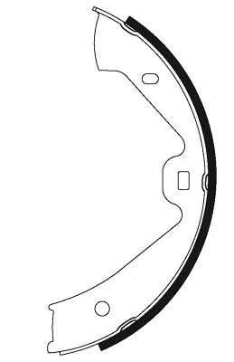 TEXTAR TEXTAR 91074700 1x Brake Shoe Set, parking brake 