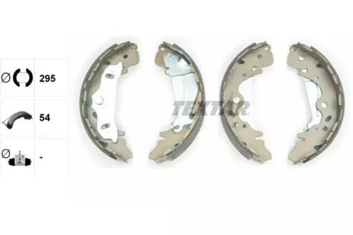 TEXTAR TEXTAR 91075800 1x Brake Shoe Set 