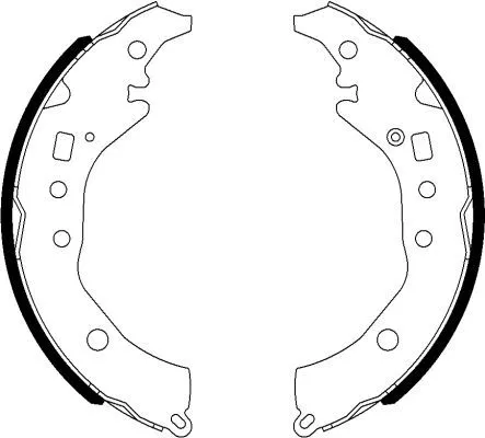 TEXTAR TEXTAR 91076900 1x Brake Shoe Set 