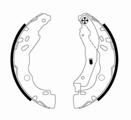 TEXTAR TEXTAR 91077200 1x Brake Shoe Set 