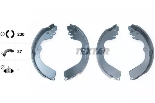 TEXTAR TEXTAR 91078400 1x Brake Shoe Set 